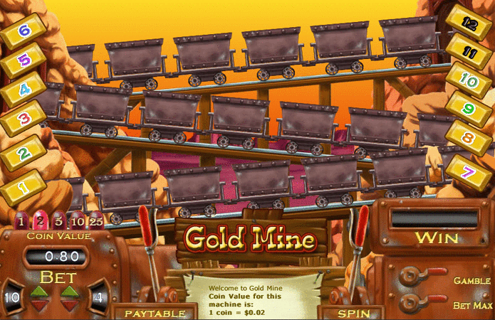 Gold Mine 25 Slot Game