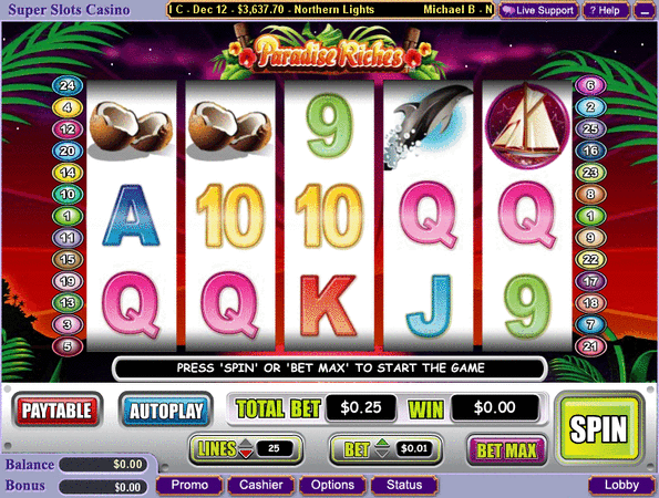 Paradise Riches Slot Machine