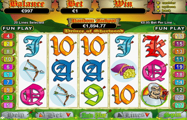 Prince of Sherwood Slot Game