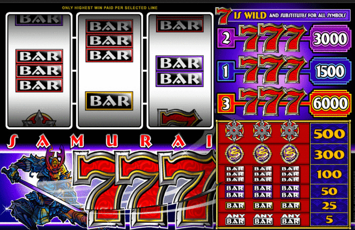 Samurai's 7's Slot