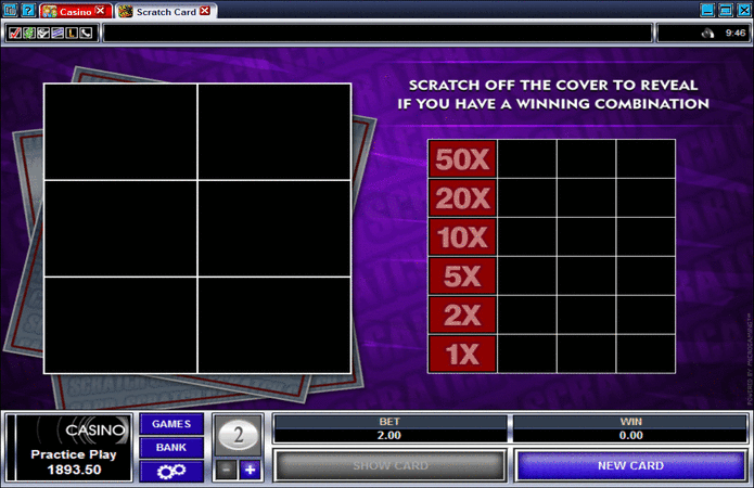  Scratch Card