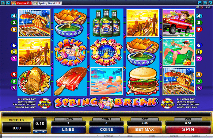 Spring Break Slot Machine